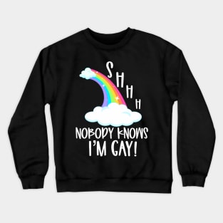 Knows Im Gay Pride Stuff Coming Out LGBTQ Crewneck Sweatshirt